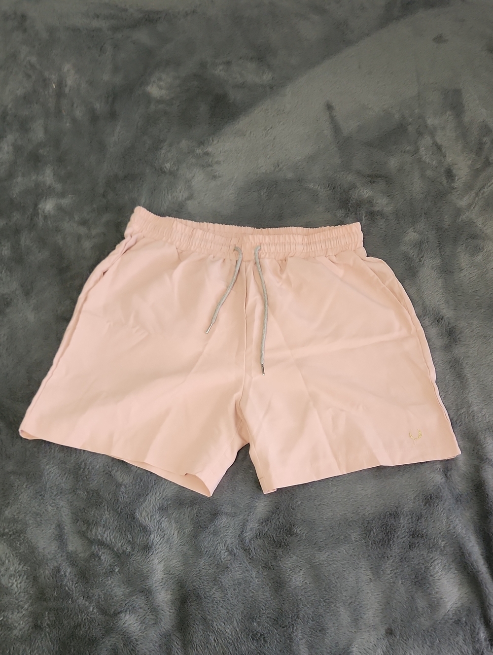 SHEIN Pale Pink Elastic Waist Shorts
